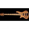 Custom Schecter Session Stiletto-4 Left-Handed Electric Bass in Aged Natural Finish