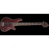 Custom Schecter Omen Extreme-5 Electric Bass in Black Cherry Finish