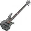 Custom Ibanez SRFF805 BKS SR Series 5-String Multi-Scale Electric Bass Guitar in Black Stained Finish