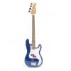 Custom Crestwood PB970TBL 4-String Bass Guitar Transparent Blue