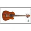 Custom Gold Tone Micro Bass 23 Fretless 23&quot; Scale All Mahogany Acoustic Electric w/ Padded Gig Bag