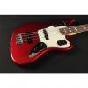 Custom Fender Jaguar Japan Bass Rosewood Fretboard - Candy Apply Red