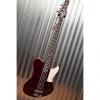 Custom Schecter Guitar Research Ultra Bass 4 String See Through Cherry Thunderbird 899 #1 small image