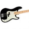 Custom Fender American Professional Precision Bass, Black, Maple Board - 0193612706