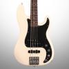 Custom Fender Deluxe Active Special Precision Electric Bass, Rosewood Fingerboard (with Gig Bag), Olympic White