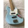 Custom Fender / Warmoth Jazz Bass Sonic Blue Jazz Bass 2001 Sonic Blue