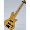 Custom Schecter Stiletto-5 Session Electric Bass in Aged Natural Satin Finish