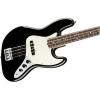 Custom Fender American Professional Jazz Bass, Black, Rosewood Board - 0193900706 #1 small image