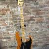 Custom Fender Squier Jazz Bass Natural Wood