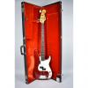 Custom Fender Vintage Precision Bass Guitar Custom Color Candy Apple Red w/OHSC 1974 Red