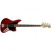 Custom Squier Vintage Modified Jaguar Bass Special Crimson Red