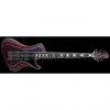 Custom ESP E-II Stream SL-5 Electric Bass Guitar in Deep Red Metallic Satin