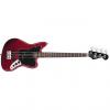 Custom Squier Vintage Modified Jaguar Special SS Short Scale Electric Bass - Candy Apple Red