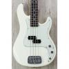 Custom G&amp;L USA LB-100 Electric Bass, Vintage White, Rosewood, Quartersawn Gloss Tinted Neck #1 small image
