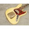 Custom SUPERB Fender Jazz Bass 1969 Olympic White with Matching Headstock + OHSC