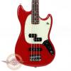 Custom Brand New Fender Mustang Bass PJ Rosewood Fingerboard in Torino Red Demo Model #1 small image