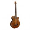 Custom Boulder Creek EBR6-N4 Natural Koa 4-String Bass
