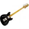 Custom Fender Starcaster Bass, Black, Maple