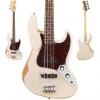 Custom Fender Artist Series Flea Jazz Bass Guitar 4 String Roadworn - Faded Shell Pink &amp; Deluxe Gig Bag NEW