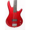 Custom Ibanez GSR105EX Gio Series 5 String Bass Guitar In An Incredible Candy Apple Finish &amp; Mahogany Body!