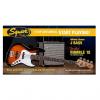 Custom Fender Squier Affinity Jazz Bass Pack Sunburst w/ Rumble 15 Amp - Brown Sunburst