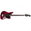 Custom Squier by Fender Vintage SS Modified Special Jaguar Bass - Candy Apple Red #1 small image