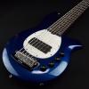 Custom Music Man Bongo 6 String Electric Bass H Blue Pearl with Case