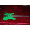 Custom Green Flamed Left Handed Bass Guitar
