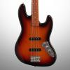 Custom Fender Jaco Pastorius Fretless Jazz Electric Bass with Case, 3-Color Sunburst