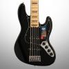 Custom Fender American Elite V Jazz Bass, 5-String, Maple Fingerboard(with Case), Black