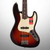 Custom Fender American Pro Jazz Electric Bass, Rosewood Fingerboard (with Case), 3-Color Sunburst