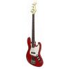 Custom ELECTRIC BASS - RED Maple Rosewood 47&quot;- PJ 4-String Guitar Brand New