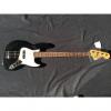Custom Fender Standard Jazz Bass Black rosewood with Free Shipping #1 small image