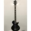Custom Fernandes Monterey 4 Deluxe Bass Guitar w/Set Neck - Black #1 small image
