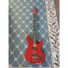 Custom Alembic Elan Bass Guitar 1988 Cherry Red