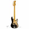 Custom Fender '50s Precision Lacquer Maple Fingerboard 4 Strings Electric Bass Guitar Black - 140064706 #1 small image
