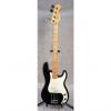 Custom 1983 USA Fender Precision Bass P-bass guitar in black finish with case #1 small image