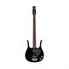Custom Danelectro Bass Guitar - 58 Longhorn Reissue - Black #1 small image
