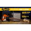 Custom Fender Squier Affinity Jaguar Bass Pack With Rumble 15 Amp, Brown Sunburst