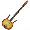 Custom Danelectro Longhorn Short Scale Electric Bass - Copper Burst