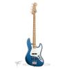Custom Fender Standard Jazz Maple Fingerboard 4 Strings Electric Bass Guitar Lake Placid Blue - 146202502
