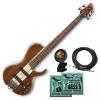 Custom Ibanez BTB685SC Terra Firma 5-String Electric Bass Guitar Bundle