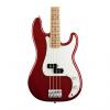 Custom Fender Standard Precision Bass, Candy Apple Red, Tinted Maple Neck