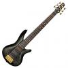 Custom Ibanez SR806 TGB Transparent Gray Burst 6-String Electric Bass Guitar