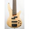Custom Ibanez SR656 6-String Bass Guitar Natural Flat