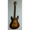 Custom Early Vintage Late 60s Univox Hi Flier Mosrite Style Bass Guitar Vintage Sunburst