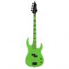 Custom Dean Florescent Green 4-String Bass Florescent Green w/Dimarzio Strap