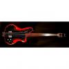 Custom Ampeg AUB-1 1966 Black / Red /  Burst.  #30 of 400 Built.  Real Jazz Bass Guitar. Rare Collectible