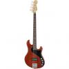 Custom Fender American Deluxe Dimension Bass IV Cayenne Burst Electric Bass w/ Case