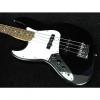 Custom Fender Jazz Bass Standard Left Handed Black #1 small image